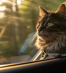 Les solutions pour les chats anxieux en voiture