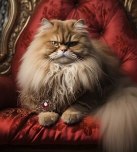 L'influence du chat Persan dans l'histoire royale