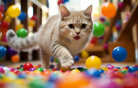 Pourquoi le chat Munchkin est-il si joueur?