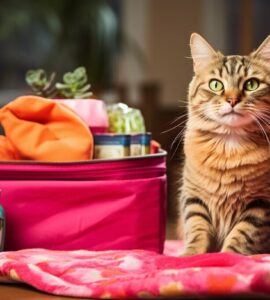 Préparer un kit de voyage pour votre chat