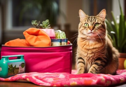 Préparer un kit de voyage pour votre chat