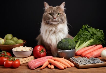 Régimes pour chats avec des problèmes de peau
