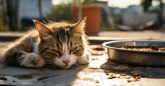 Signes de déshydratation chez les chats