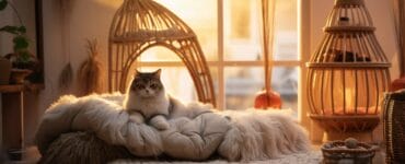 chat d'intérieur