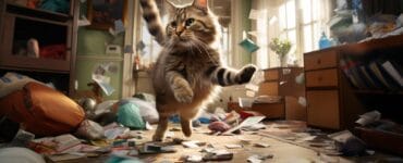 chat hyperactif