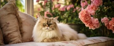 chat persan caractère