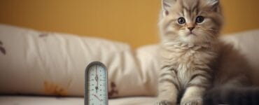 chat qui grandit pas