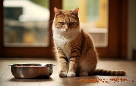 chat qui ne mange plus