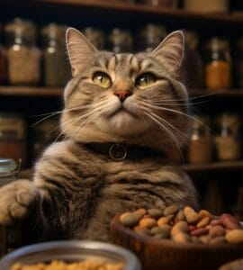 chat qui tire la langue