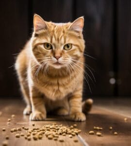 chat qui vomit