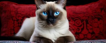 chat siamois blanc