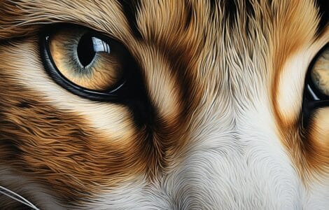 dessin tete de chat