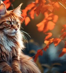 maine coon roux
