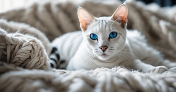 chat bengal blanc