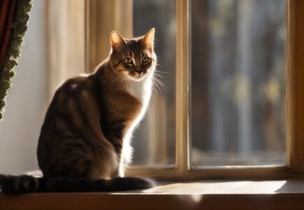 chat court sur patte