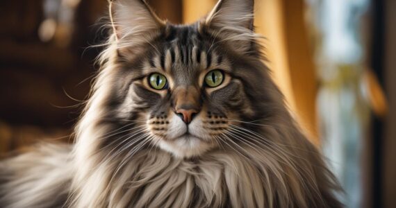 chat maine coon taille