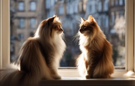 chat poil long