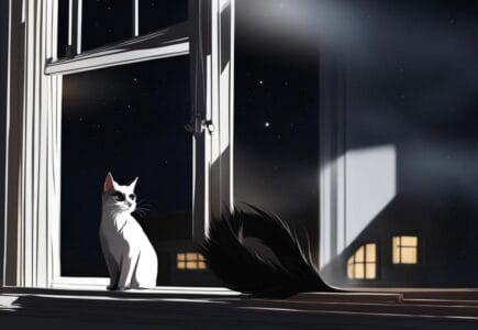 chat qui miaule la nuit