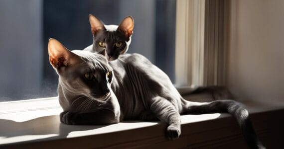 chat sans poil