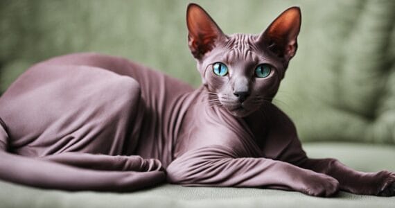 chat sans poil