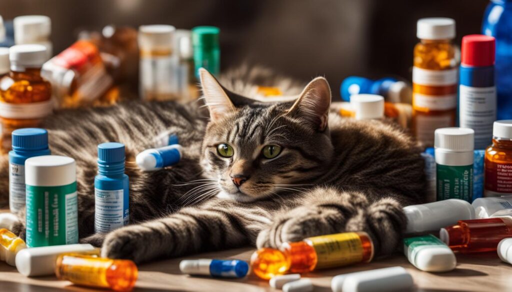 chat sous cortisone