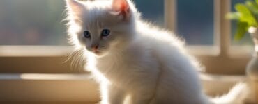 chaton blanc