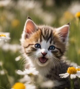 chaton qui eternue