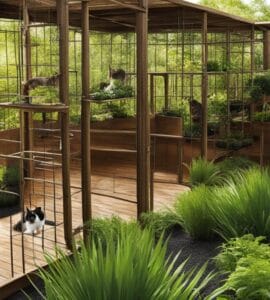 enclos chats extérieur
