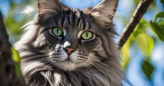 main coon gris