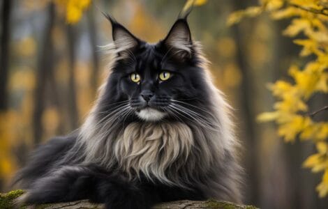 maine coon black smoke