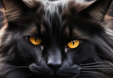 maine coon black smoke