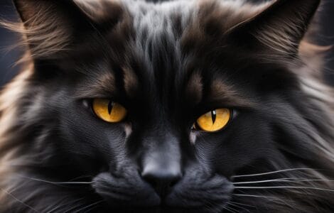 maine coon black smoke