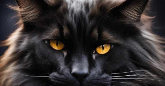 maine coon black smoke