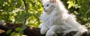 maine coon blanc