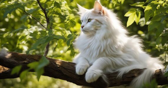 maine coon blanc