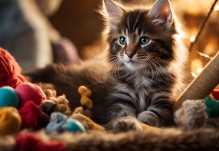 maine coon chaton