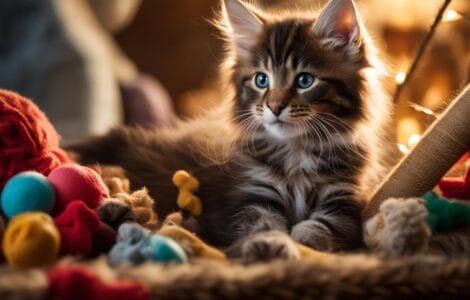maine coon chaton