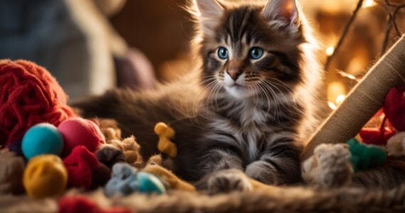 maine coon chaton