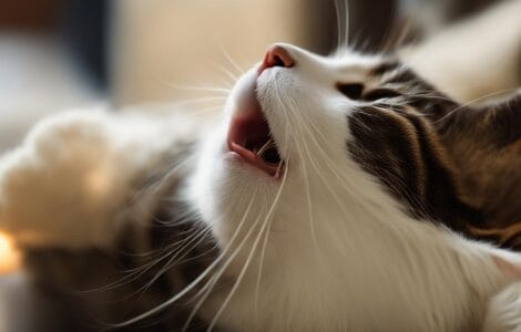 mon chat me mordille le nez