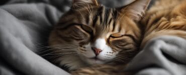 mon chat ronronne en dormant