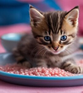 que mange un chaton de 1 mois