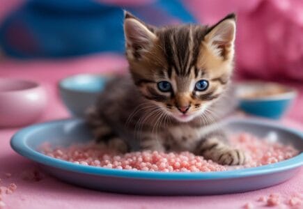 que mange un chaton de 1 mois
