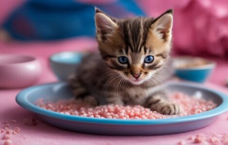 que mange un chaton de 1 mois
