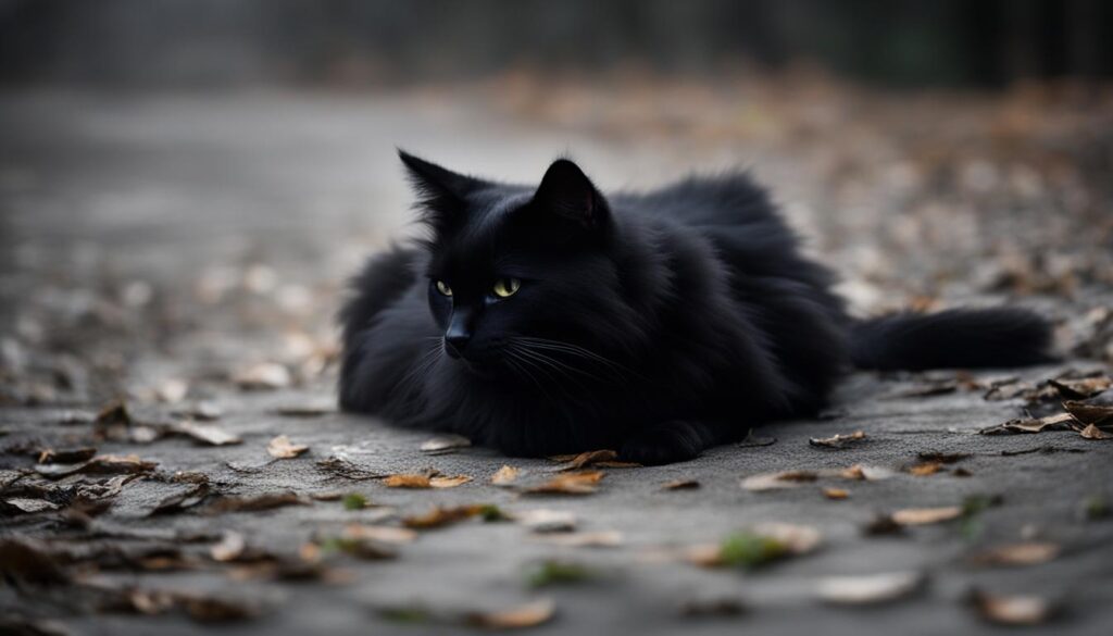 rêver de chat noir que vous poursuivez