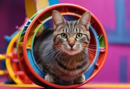 roue pour chat