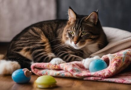 signes fin de gestation chat